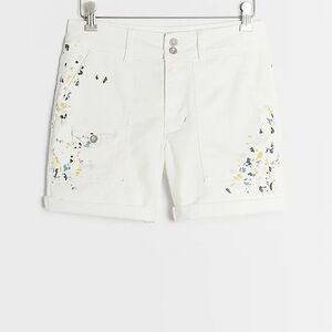 Anthropologie The Wanderer Paint Splatter Shorts